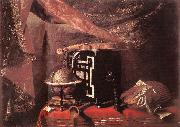 BASCHENIS, Evaristo Still-life with Instruments ll Norge oil painting reproduction